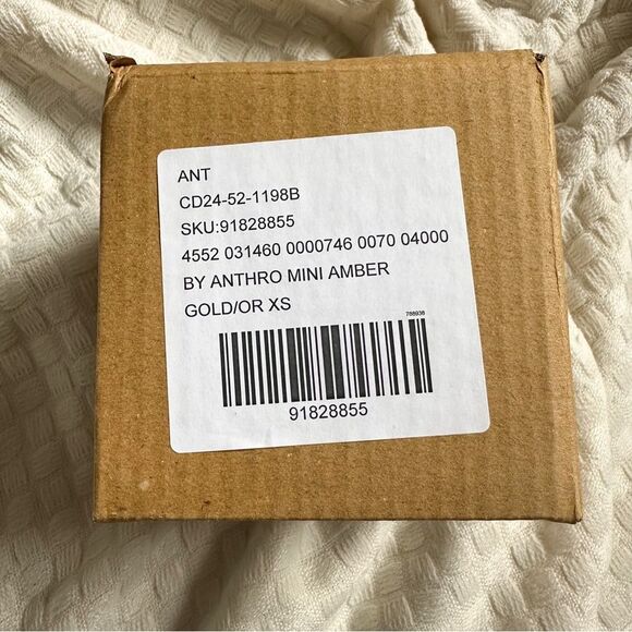 NEW Anthropologie The Gather Candle Ambered Topaz Mini - Picture 11 of 11